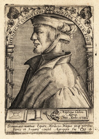 Heinrich Cornelius Agrippa von Nettesheim, deutscher Universalgelehrter von Theodore de Bry