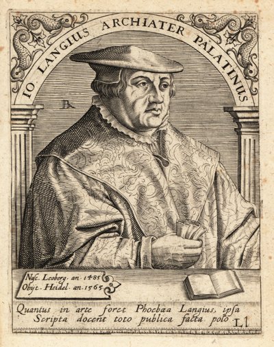 Johannes Lange, deutscher Arzt und Chirurg von Theodore de Bry