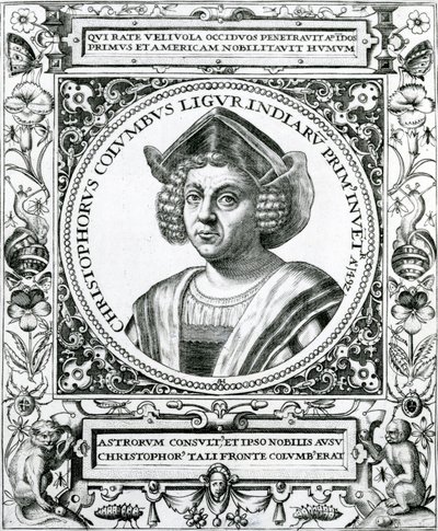 Porträt von Christoph Kolumbus (1451-1506) aus 