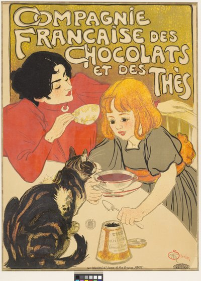 Compagnie Française des Chocolats et des Thés von Théophile Alexandre Steinlen