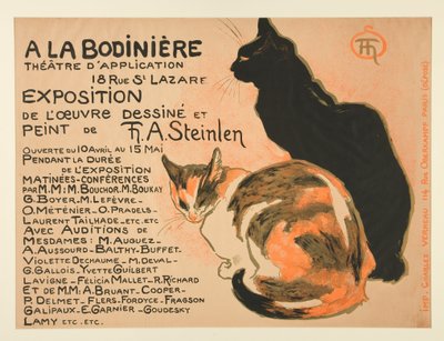 Ausstellung des gezeichneten und gemalten Werks von T. A. Steinlen von Théophile Alexandre Steinlen