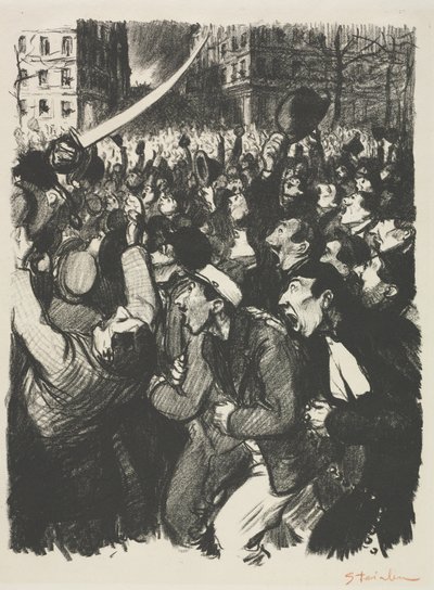 Schafe von Théophile Alexandre Steinlen