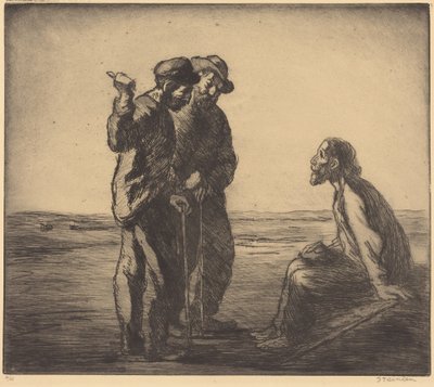 Drei Gefährten von Théophile Alexandre Steinlen