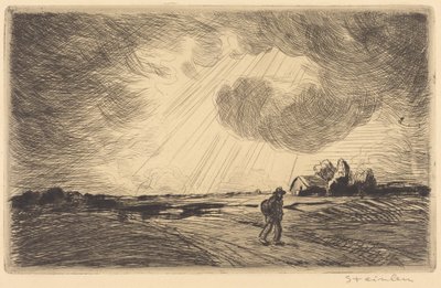 Gewitter von Théophile Alexandre Steinlen