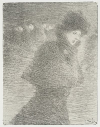 Eine vorübergehende Frau von Théophile Alexandre Steinlen