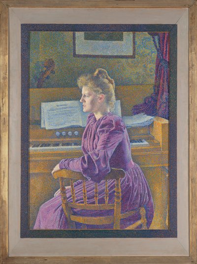 Maria Sèthe am Harmonium von Théo van Rysselberghe
