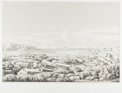 Kykladen: die Portiken von Philipp, Hafen von Dhílos, Rinea (oder Groß-Dhílos) und Tínos von Théodore Caruelle d