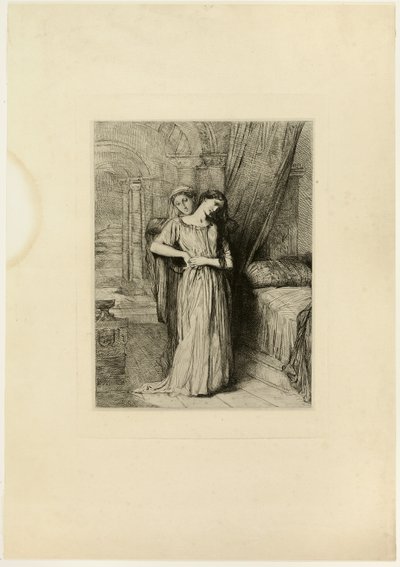 Wenn ich vor dir sterbe, Platte acht aus Othello von Théodore Chassériau