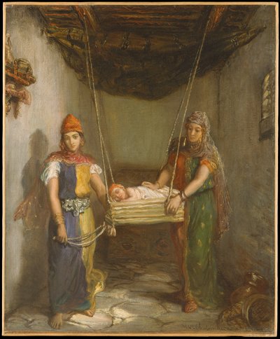 Szene im jüdischen Viertel von Constantine von Théodore Chassériau