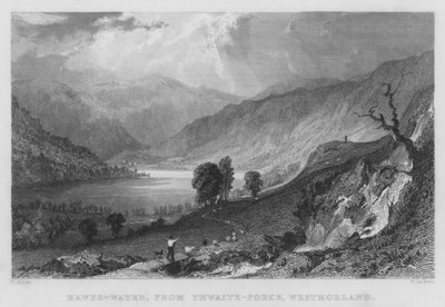 Hawes-Water, von Thwaite-Force, Westmorland von Thomas (after) Allom