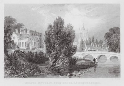 Melton Mowbray, Clubhaus, Leicestershire (Stich) von Thomas (after) Allom