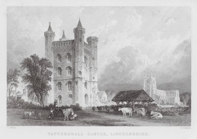 Tattershall Castle, Lincolnshire von Thomas (after) Allom
