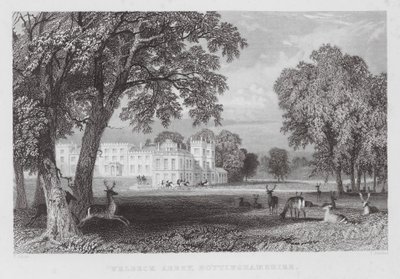Welbeck Abbey, Nottinghamshire (Stich) von Thomas (after) Allom
