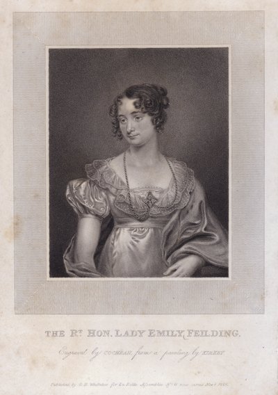 Lady Emily Feilding, viertes Kind von William Feilding, Viscount Feilding, und seiner Frau Anne von Thomas (after) Kirkby