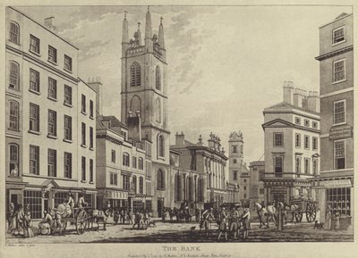 Die Bank von England von Thomas (after) Malton
