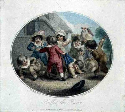 Buffet der Bär, graviert von Charles Knight, veröffentlicht von J.F. Tomkins von Thomas (after) Stothard