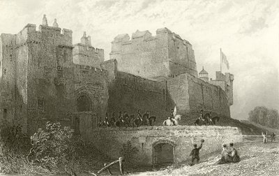 Carlisle Castle, Cumberland von Thomas Allom