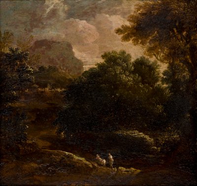 Waldlandschaft mit Figuren, c.1789-1847 von Thomas Barker