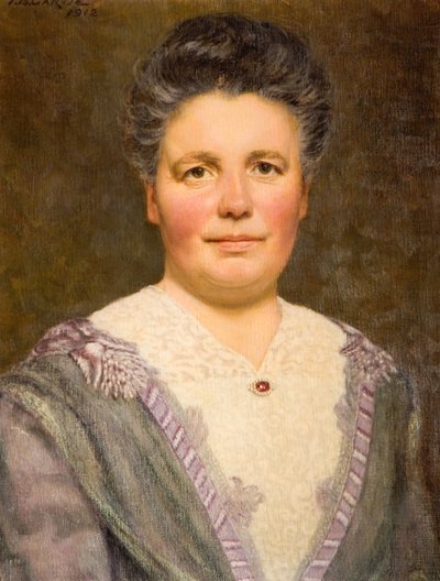 Porträt von Geraldine Cadbury geb. Southall, 1912 von Thomas Bowman Garvie
