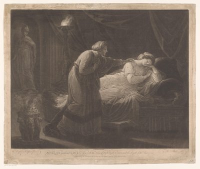 Penelope wird von Euryclea geweckt von Thomas Burke