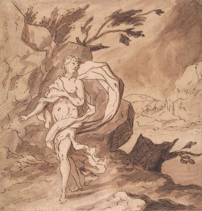 Anna beklagt das Fehlen von Tobias (Tobit 10:7) von Thomas Carwitham