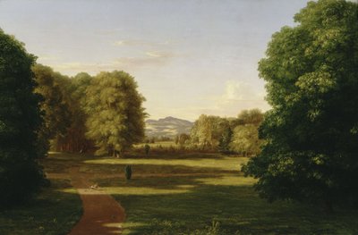 Gärten des Herrenhauses Van Rensselaer von Thomas Cole
