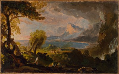 Der Lauf des Weltreiches - Der wilde Zustand von Thomas Cole