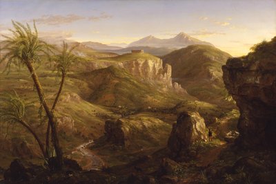 Das Tal und der Tempel von Segestae, Sizilien, 1844 von Thomas Cole