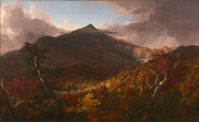 Blick auf den Schroon Mountain, Essex County, New York, nach einem Sturm, 1838 von Thomas Cole