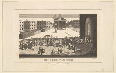 Richs Ruhm oder sein triumphaler Einzug in Covent Garden, Dezember 1732, 1. November 1809 von Thomas Cook