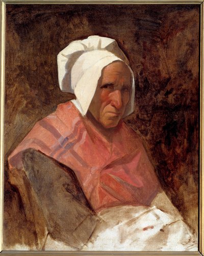 Porträt von Marie Simonet. Gemälde von Thomas Couture von Thomas Couture