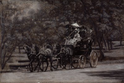 Der Fairman Rogers Vierspänner (Ein Maivormittag im Park) von Thomas Cowperthwait Eakins
