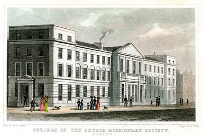College der Church Missionary Society, Islington, London, 1827 von Thomas Dale