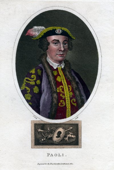Pascal Paoli, korsischer General und Patriot des 18. Jahrhunderts, 1820 von Thomas Dale