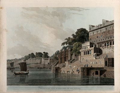 Dusasumade Gaut, in Benares von Thomas Daniell