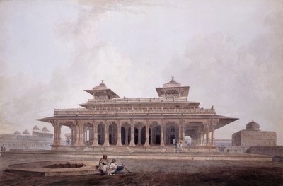 Teil des Palastes innerhalb der Festung von Allahabad von Thomas Daniell