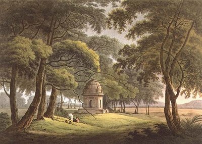Das Grab einer maurischen Dame, Bengalen, graviert von Joseph Constantine Stadler, veröffentlicht von Edward Orme, 1803 von Thomas Daniell