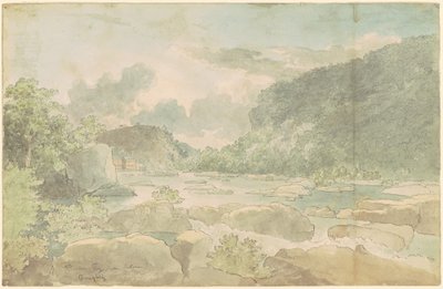 Harpers Ferry von unten, um 1825-26 von Thomas Doughty