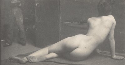 Weiblicher Akt von hinten, ca. 1889 von Thomas Eakins