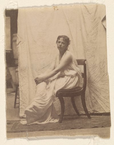 [Weda Cook in klassischem Kostüm im Eakins