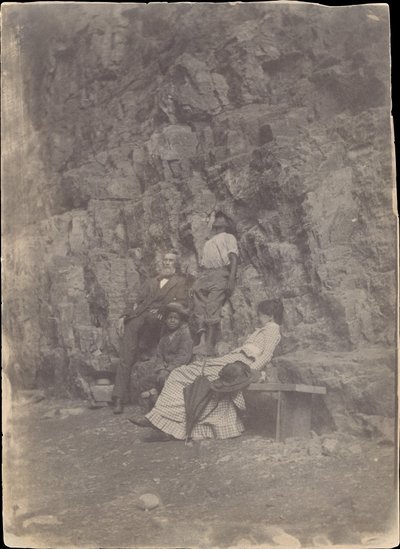 William H. Macdowell und Margaret Eakins in Saltville oder Clinch Mountain, Virginia, 1880-82 von Thomas Eakins.
