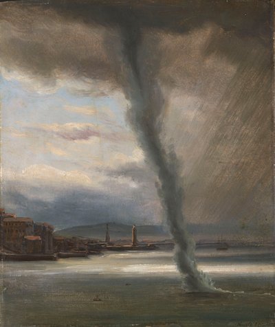 Ein Wasserhose in der Bucht von Neapel von Thomas Fearnley