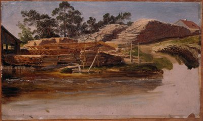 Holzlager von Thomas Fearnley