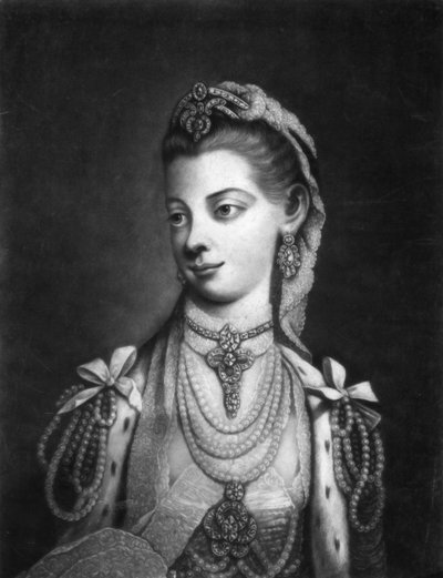 Charlotte, Königin Gemahlin von König George III. von Großbritannien von Thomas Frye