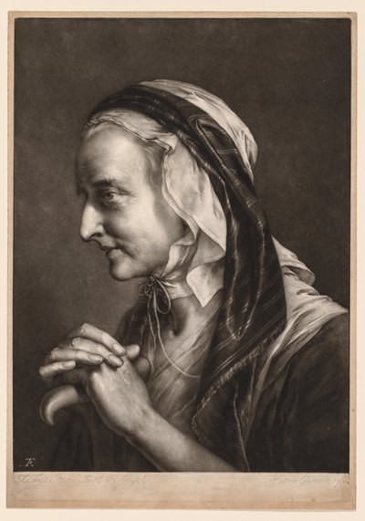 Erste Serie lebensgroßer Köpfe: Mrs. Frye von Thomas Frye