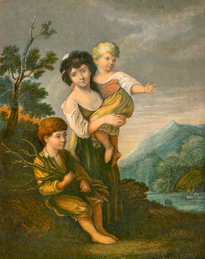 Kinder im Cottage von Thomas Gainsborough