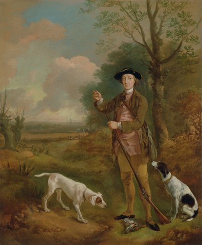 Major John Dade von Tannington, Suffolk von Thomas Gainsborough