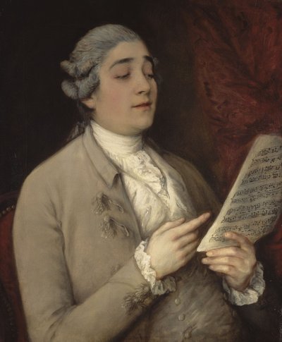 Porträt von Giusto Ferdinando Tenducci 1736-1790, bekannt als il Senesino, ca. 1770 von Thomas Gainsborough
