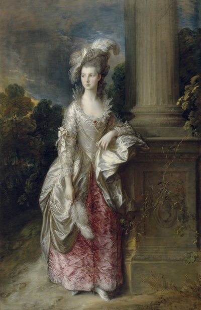 Die ehrenwerte Mrs. Graham (1757 - 1792) von Thomas Gainsborough