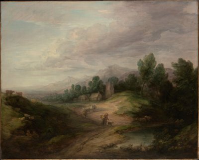 Bewaldete Hochlandlandschaft von Thomas Gainsborough